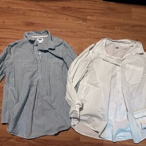 Maternity Button-Up Shirts Blouse Old Navy M